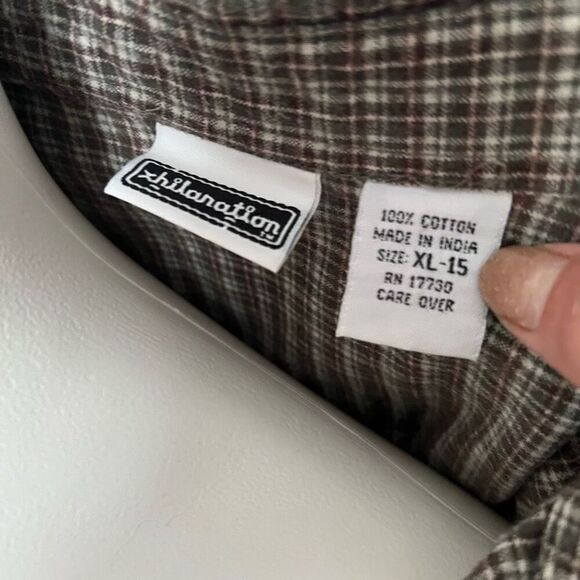 Y2K Xhilaration 100% cotton Button down flannel - Picture 3 of 7